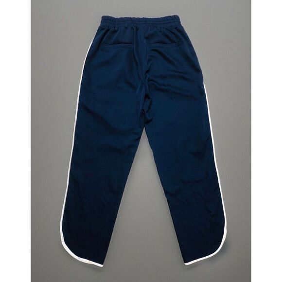 SUGAR LIPS Hi Waist Navy White Piping Ankle‎ Pants S Nautical Preppy - Picture 2 of 11